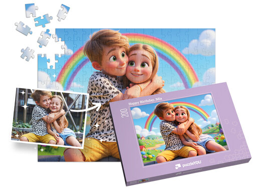 Fotopuslespil AI Art
